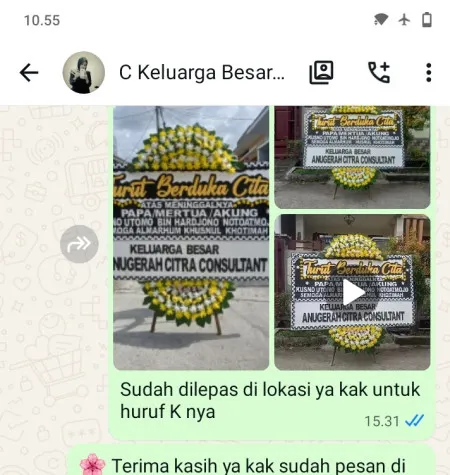 Pengiriman Papan Bunga Duka Cirangkong Cijambe